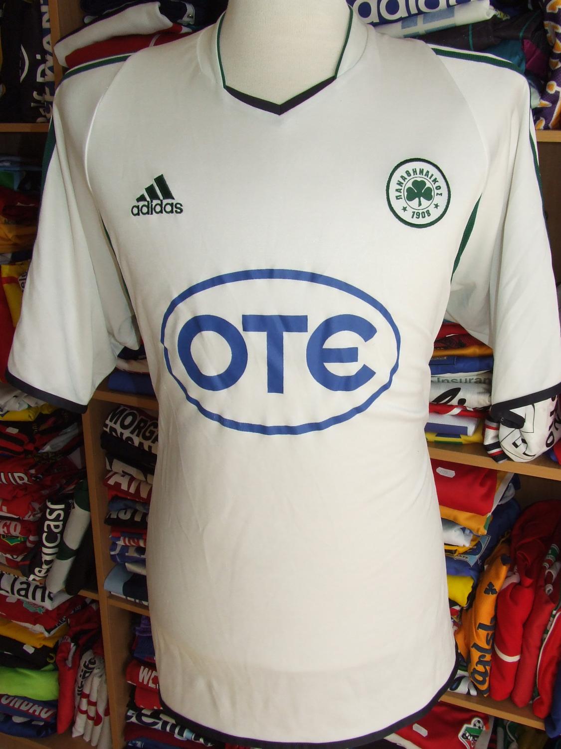 maillot équipe de panathinaikos exterieur 2003-2004 rétro