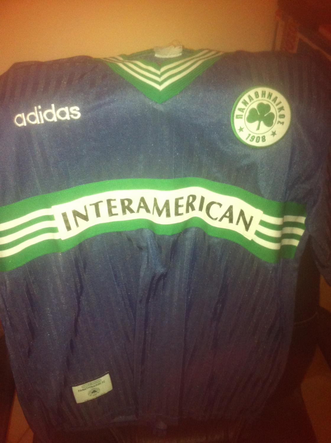 maillot équipe de panathinaikos third 1997-1998 rétro