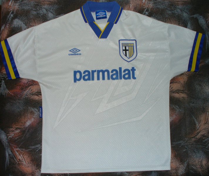 maillot équipe de parma domicile 1993-1995 rétro