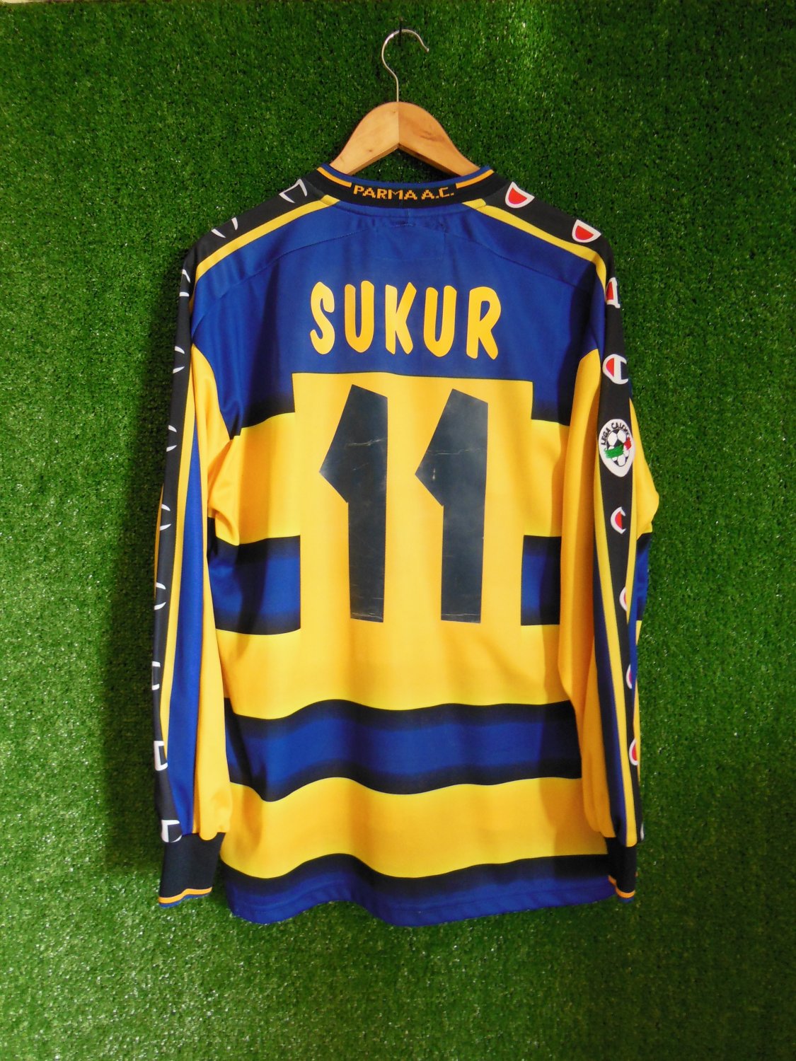 maillot équipe de parma domicile 1999-2002 rétro