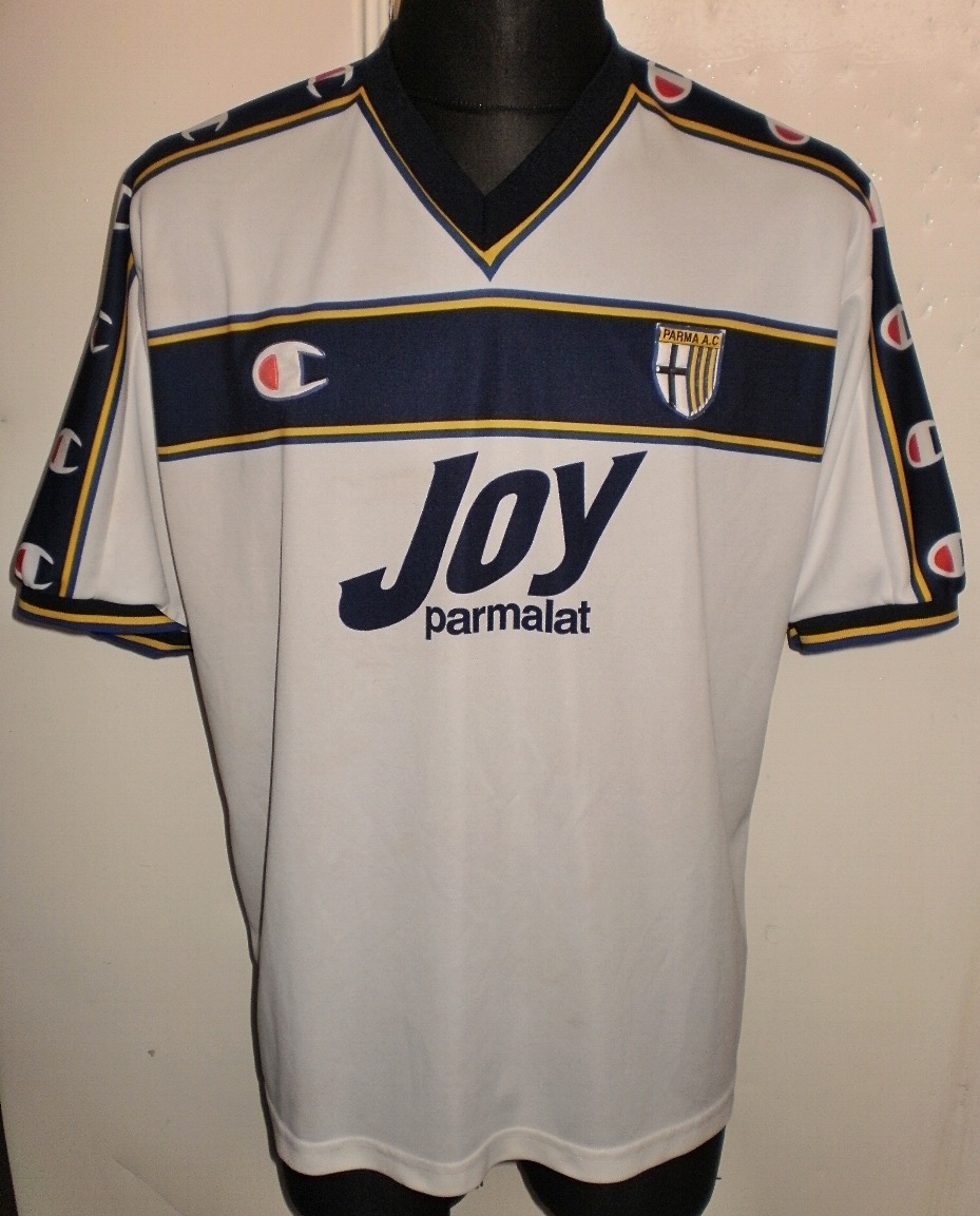 maillot équipe de parma exterieur 2001-2002 rétro