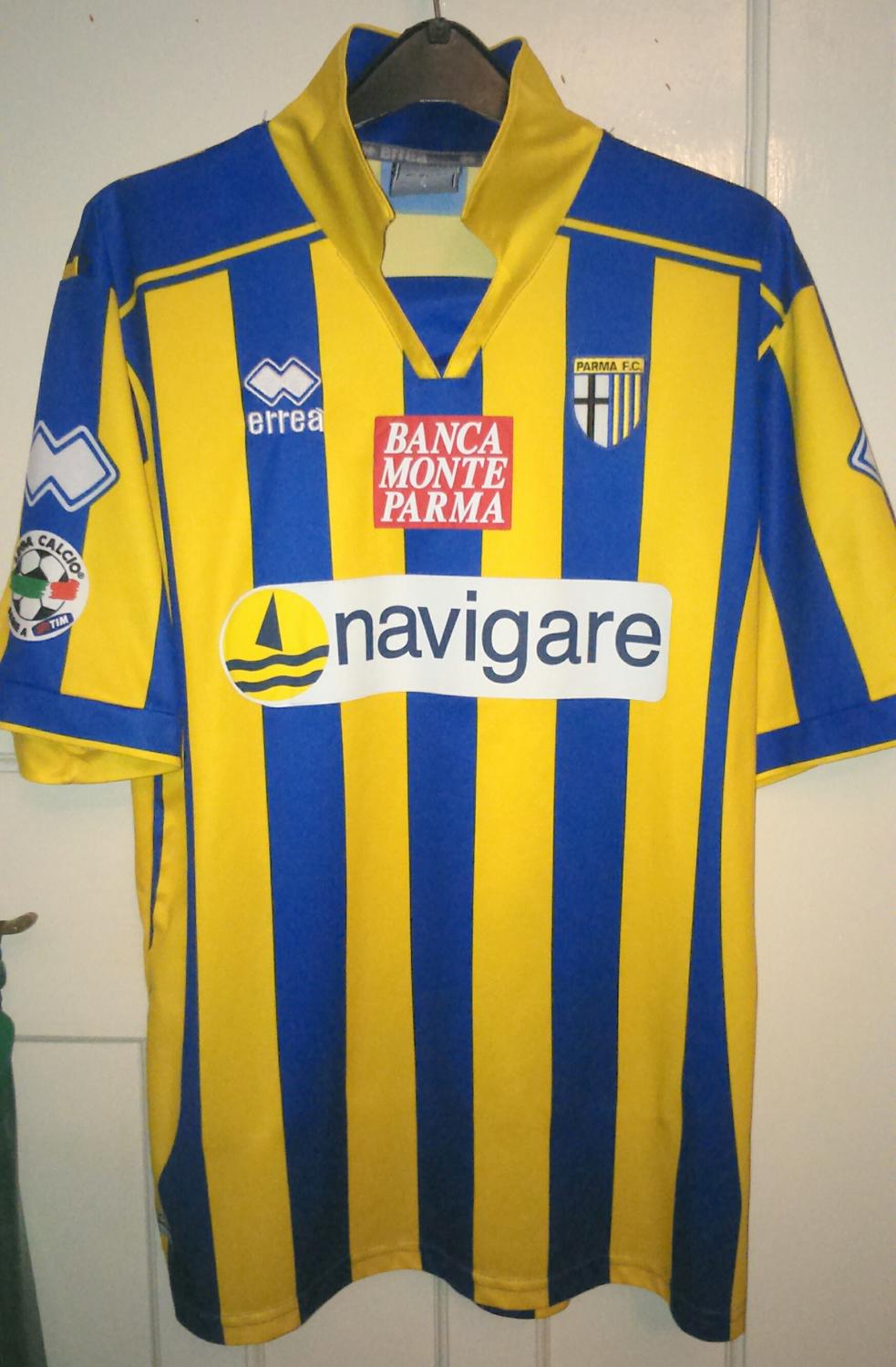 maillot équipe de parma third 2009-2010 rétro