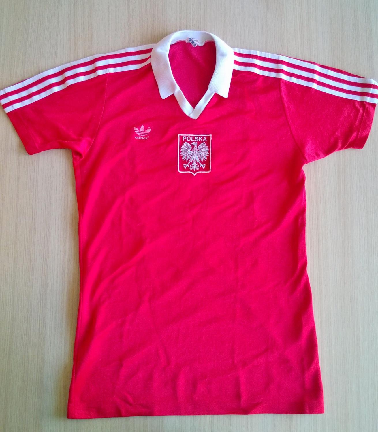 maillot équipe de pologne exterieur 1979-1982 rétro