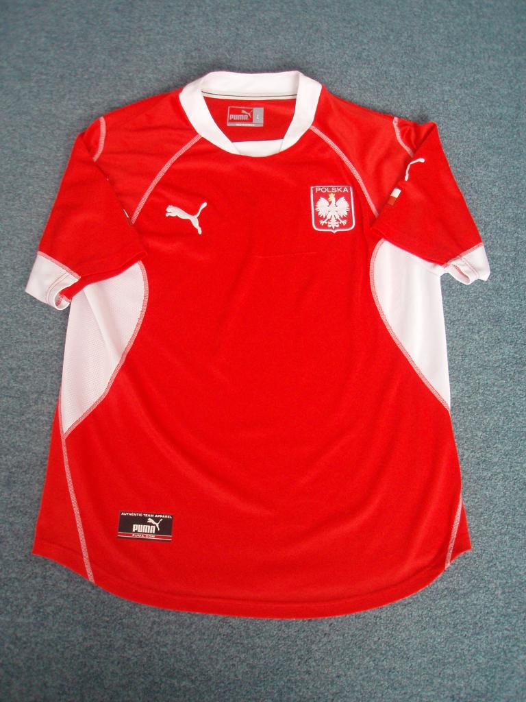 maillot équipe de pologne exterieur 2002-2004 pas cher