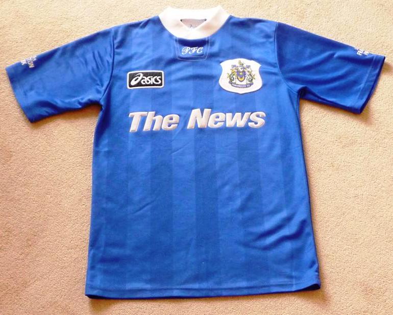 maillot équipe de portsmouth domicile 1995-1997 rétro