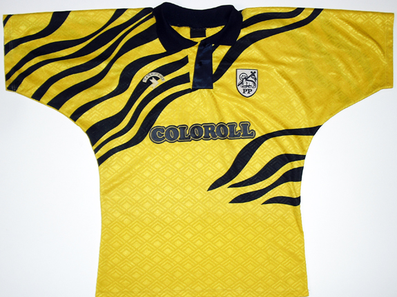 maillot équipe de preston north end exterieur 1992-1993 rétro