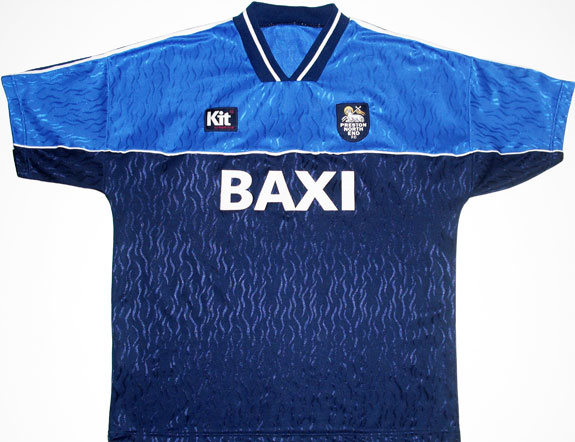 maillot équipe de preston north end exterieur 1997-1998 rétro