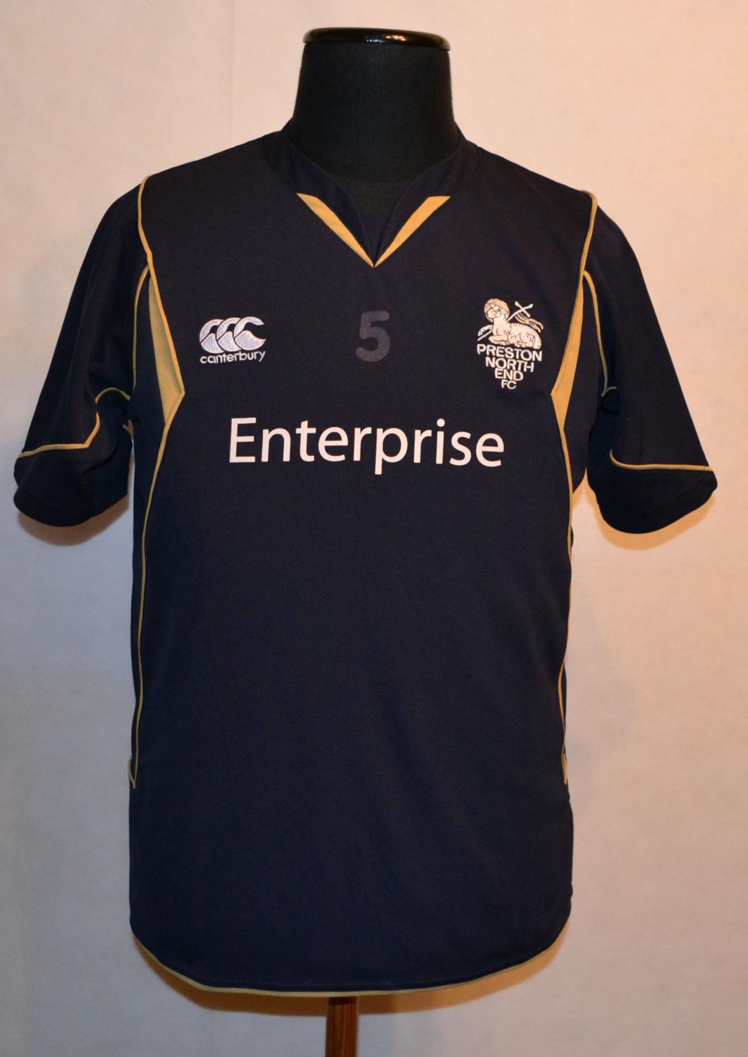 maillot équipe de preston north end réplique 2009-2010 pas cher