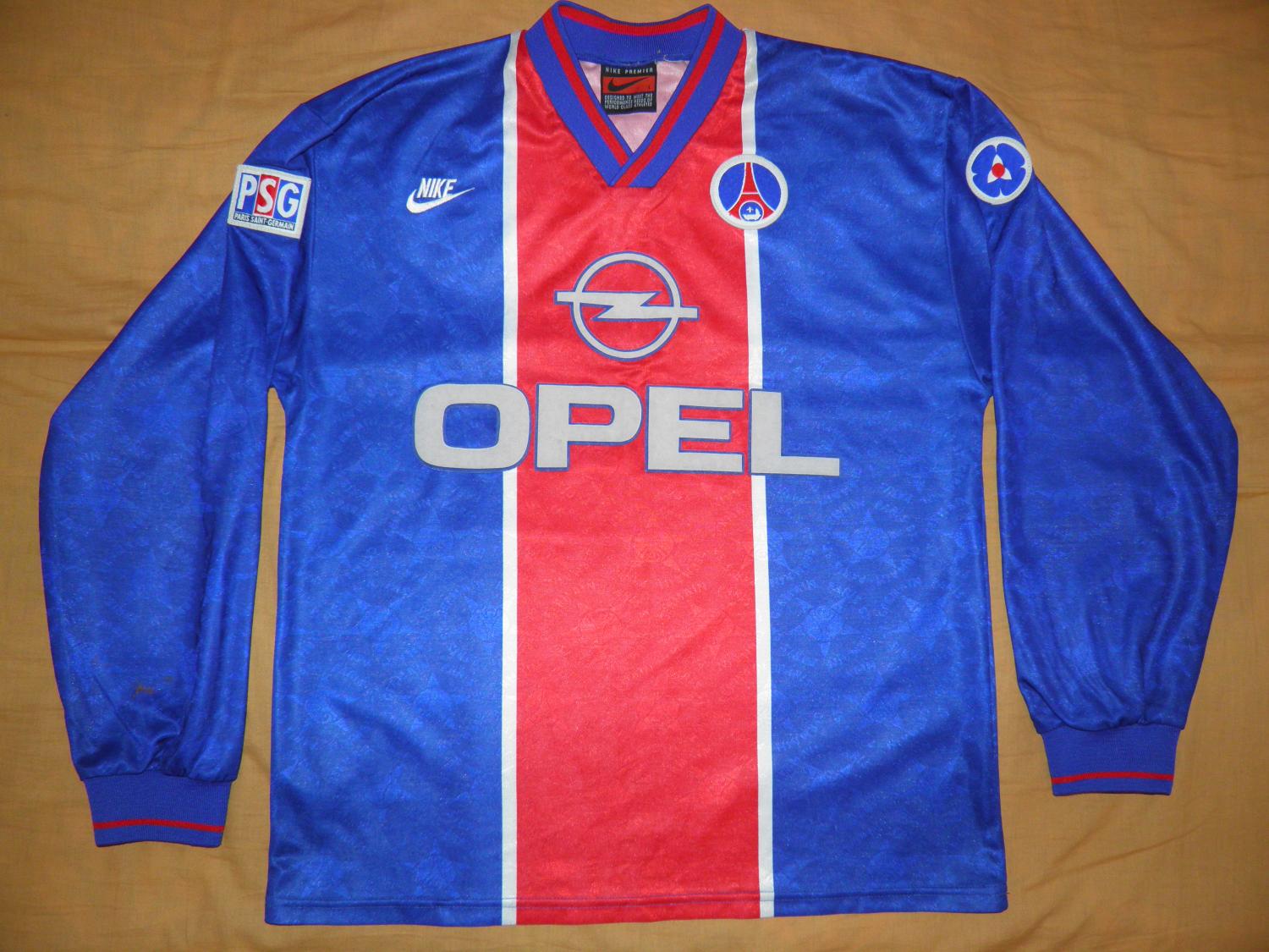 maillot équipe de psg domicile 1995-1996 pas cher