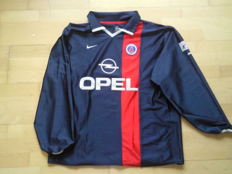 maillot équipe de psg domicile 2001-2002 pas cher