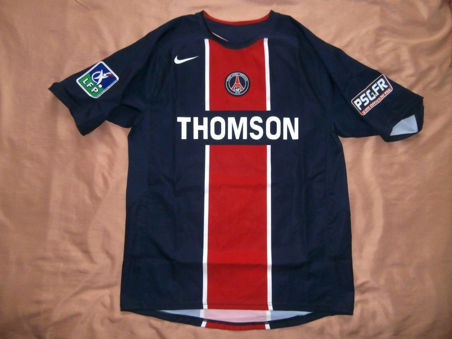 maillot équipe de psg domicile 2005-2006 pas cher