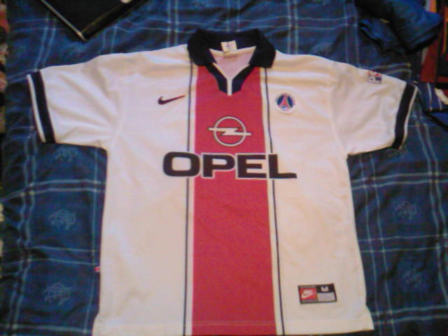 maillot équipe de psg exterieur 1997-1998 pas cher