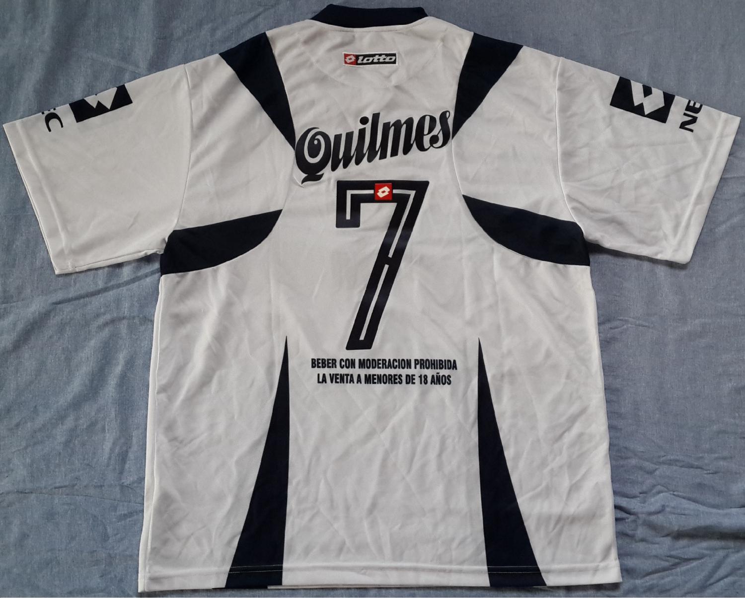 maillot équipe de quilmes ac domicile 2007-2008 pas cher