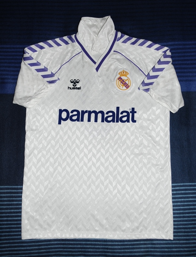 maillot équipe de real madrid domicile 1986-1987 rétro