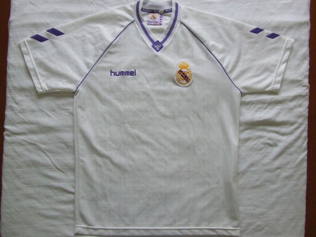 maillot équipe de real madrid domicile 1990-1991 rétro