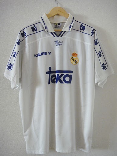 maillot équipe de real madrid domicile 1994-1996 rétro