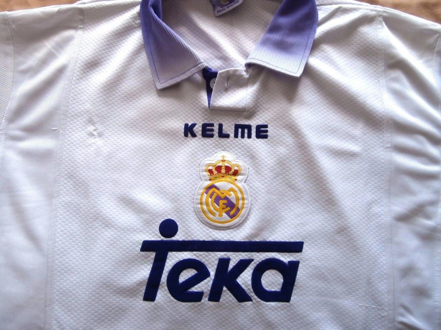 maillot équipe de real madrid domicile 1997-1998 rétro