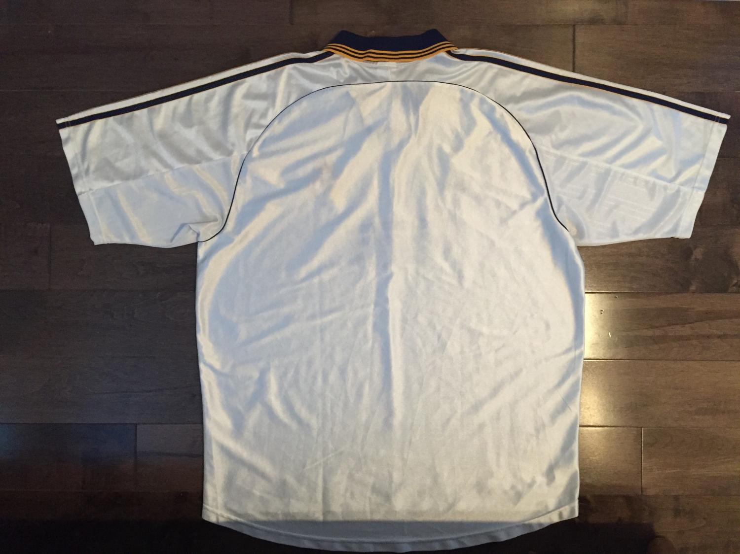 maillot équipe de real madrid domicile 1998-2000 rétro