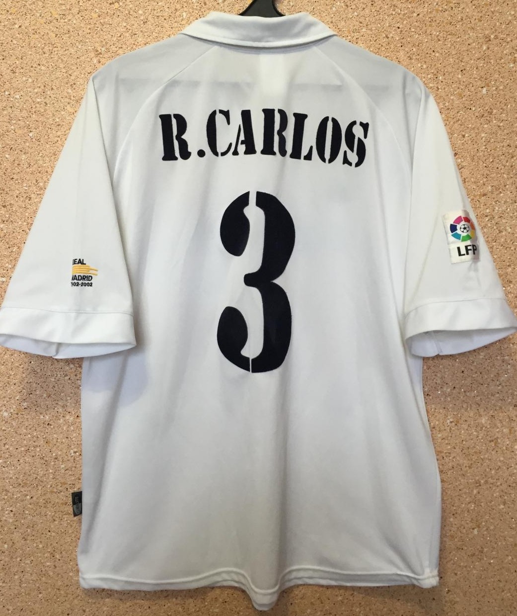 maillot équipe de real madrid domicile 2002-2003 pas cher