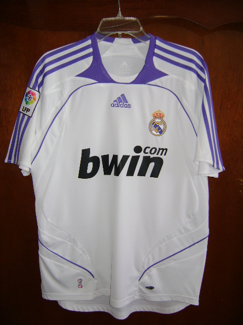 maillot équipe de real madrid domicile 2007-2008 pas cher