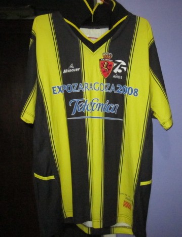 maillot équipe de real saragosse exterieur 2007-2008 rétro