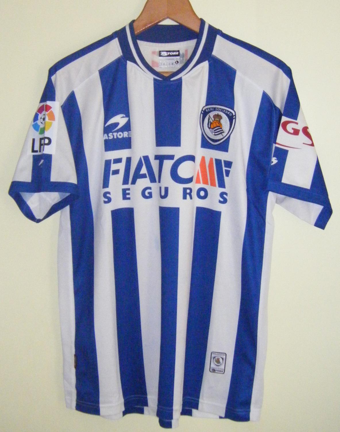 maillot équipe de real sociedad domicile 2006-2007 rétro