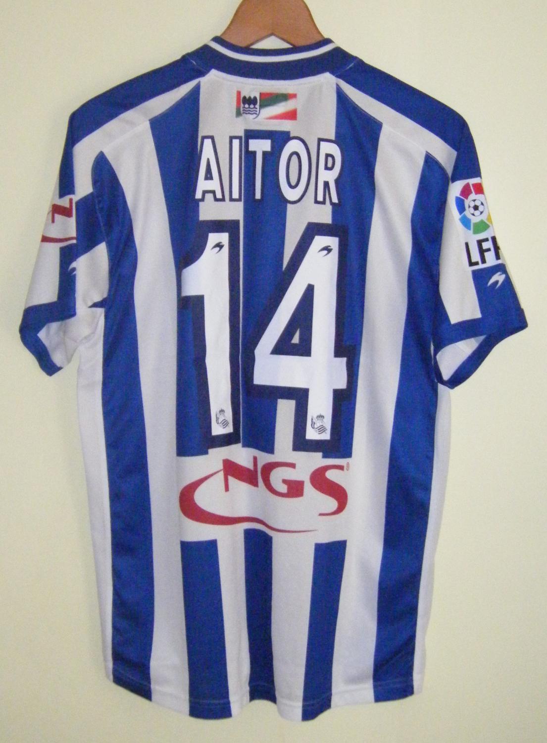 maillot équipe de real sociedad domicile 2006-2007 rétro