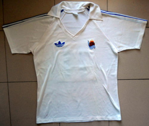 maillot équipe de real sociedad exterieur 1986-1987 rétro