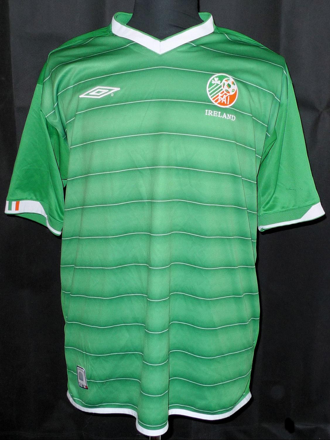 maillot équipe de république d'irlande domicile 2003-2004 pas cher