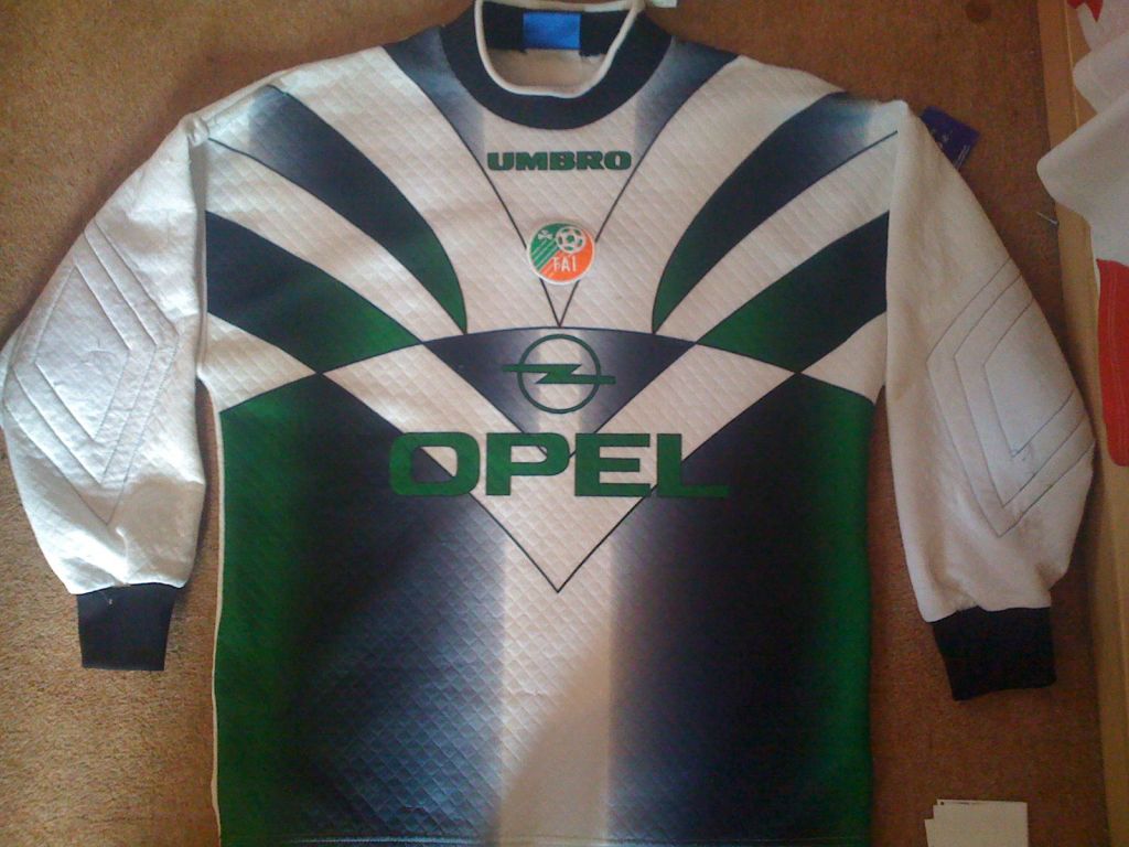 maillot équipe de république d'irlande gardien 1994-1996 pas cher