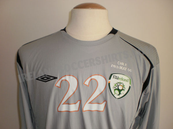 maillot équipe de république d'irlande gardien 2006-2007 rétro