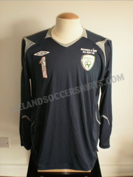 maillot équipe de république d'irlande gardien 2008-2009 rétro