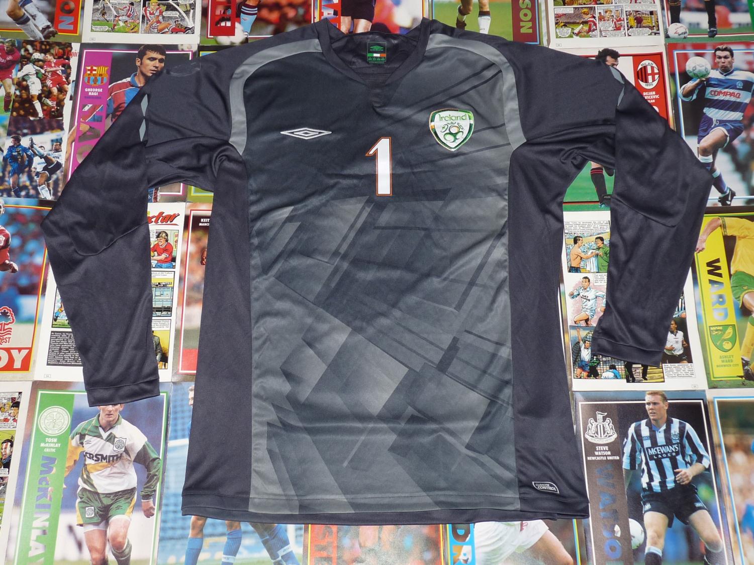 maillot équipe de république d'irlande gardien 2009-2010 rétro