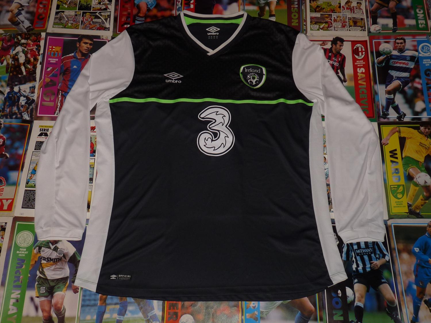 maillot équipe de république d'irlande third 2015 rétro