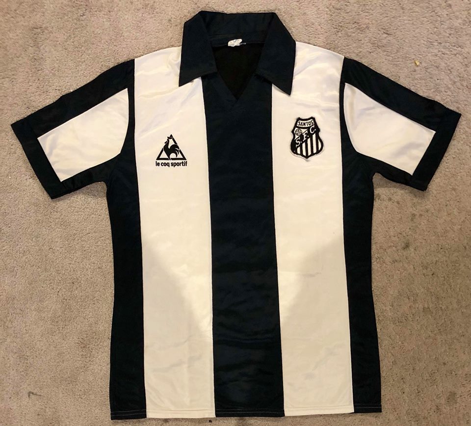 maillot équipe de santos fc exterieur 1982 rétro