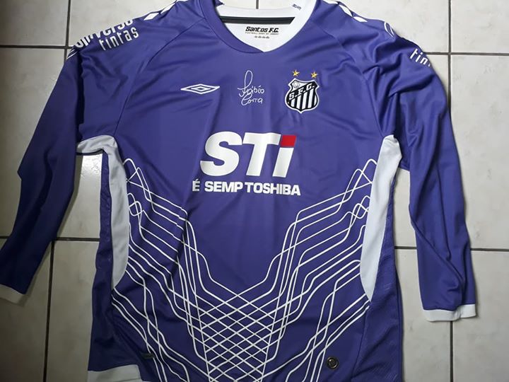 maillot équipe de santos fc gardien 2009 rétro