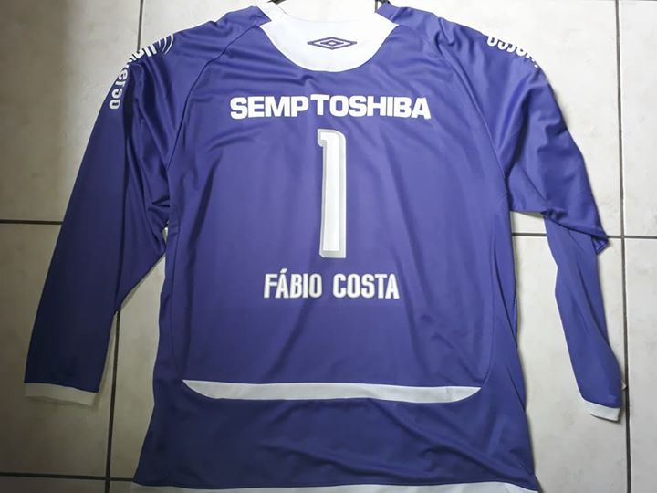 maillot équipe de santos fc gardien 2009 rétro