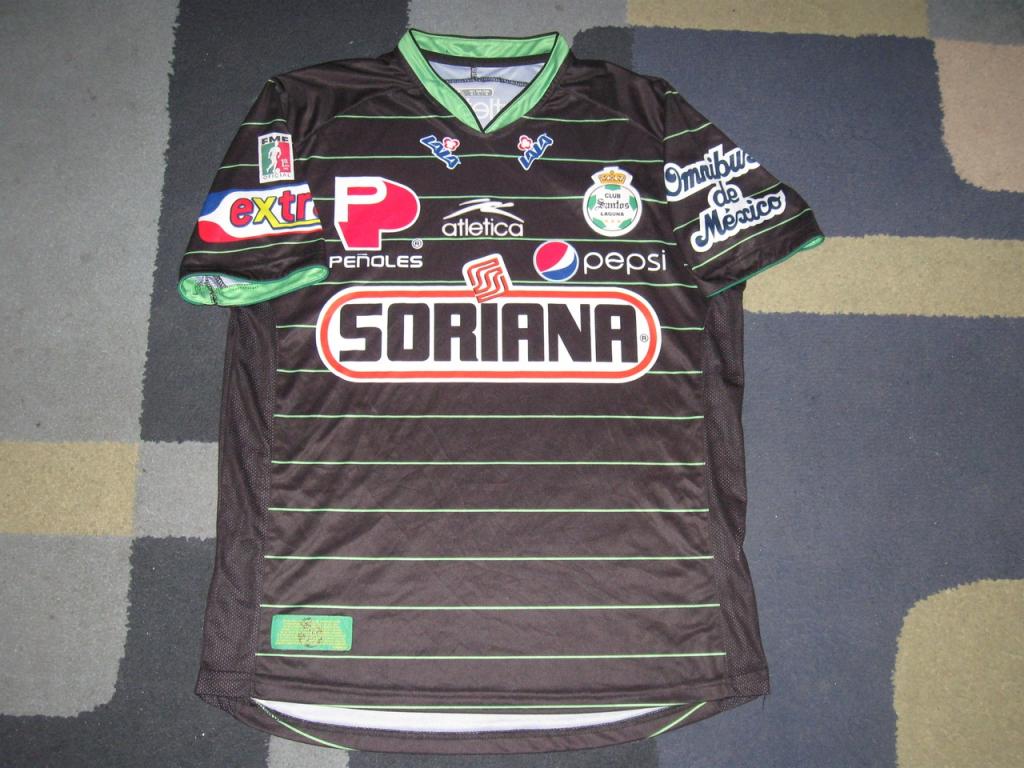 maillot équipe de santos laguna exterieur 2010 rétro