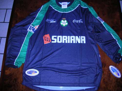 maillot équipe de santos laguna gardien 2001 rétro