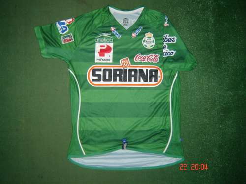 maillot équipe de santos laguna third 2007-2008 rétro