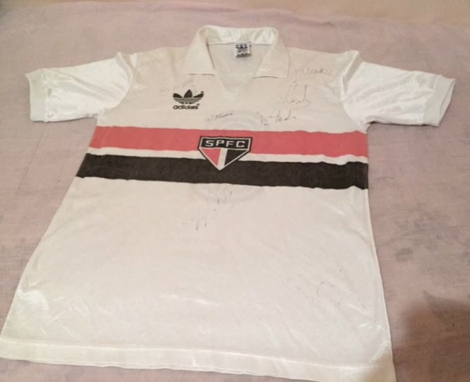 maillot équipe de são paulo fc domicile 1987 pas cher