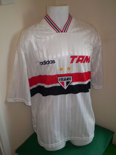 maillot équipe de são paulo fc domicile 2000-2002 rétro