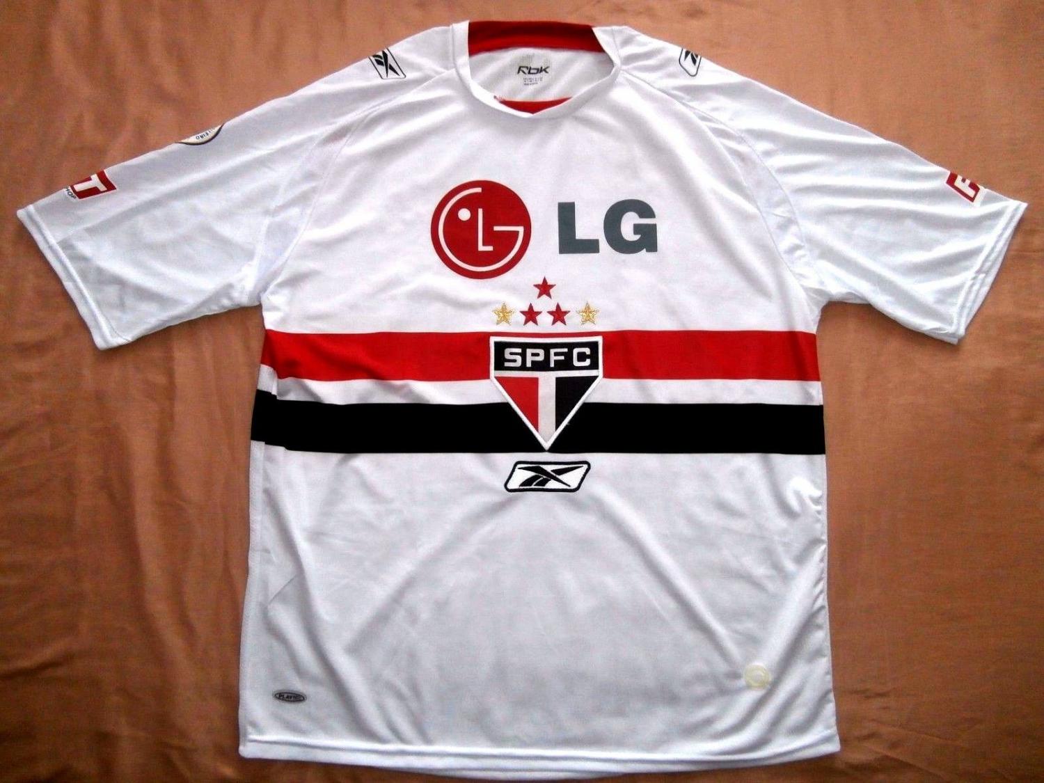 maillot équipe de são paulo fc domicile 2008 rétro