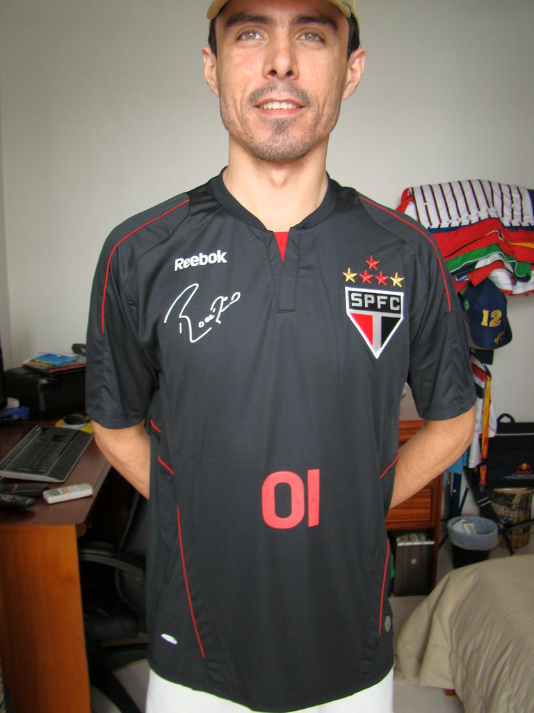 maillot équipe de são paulo fc gardien 2010 rétro