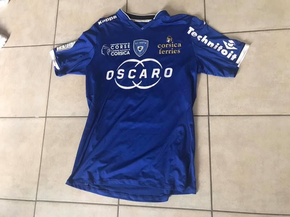 maillot équipe de sc bastia domicile 2014-2015 rétro