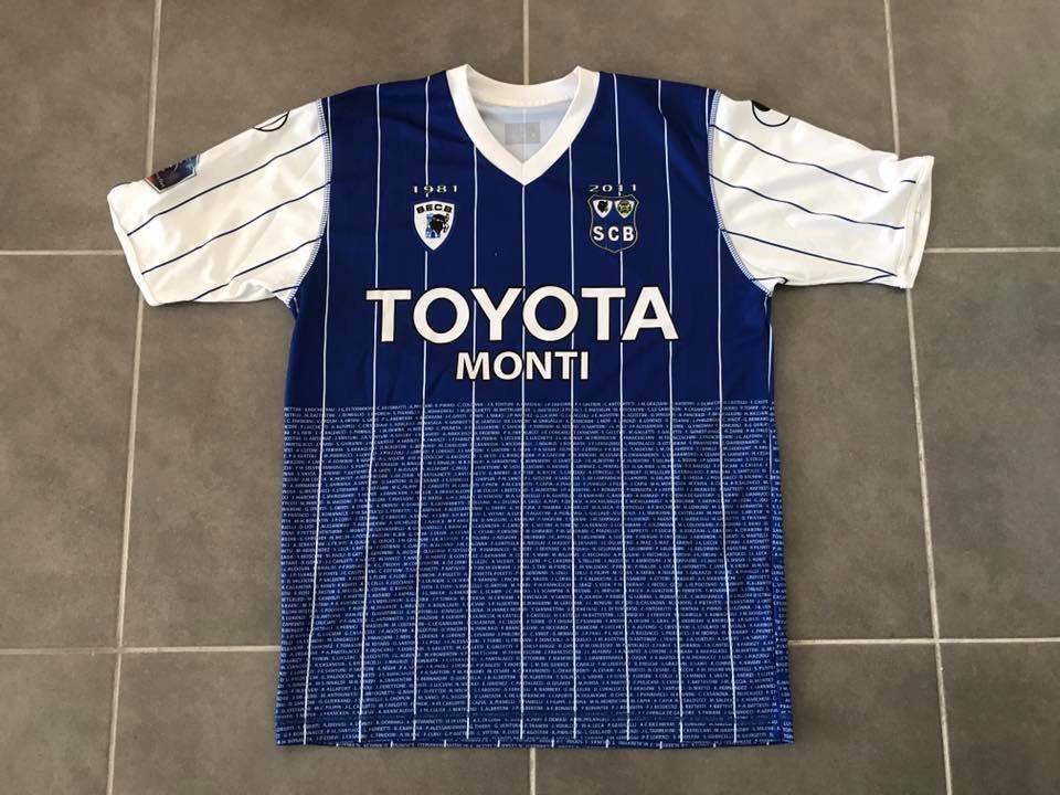 maillot équipe de sc bastia particulier 2010-2011 rétro