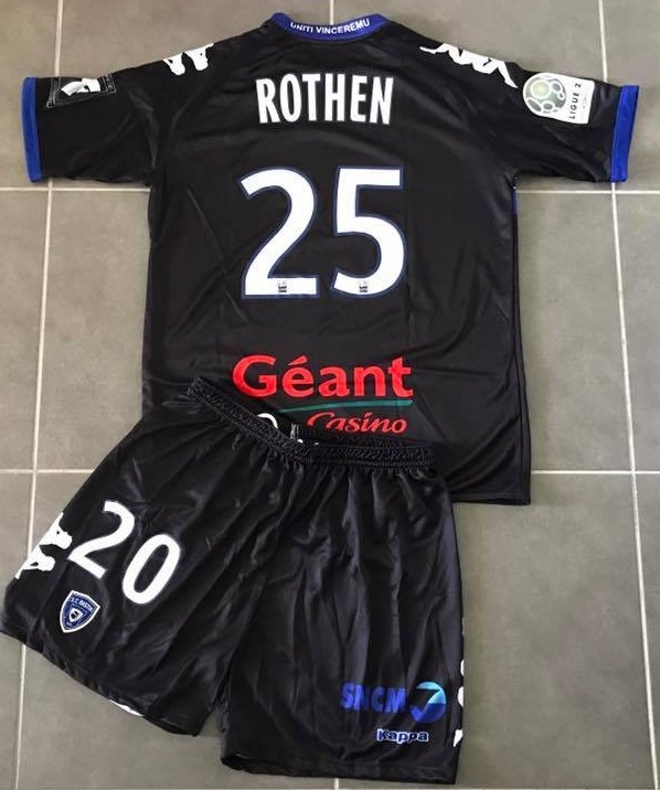 maillot équipe de sc bastia third 2011-2012 rétro