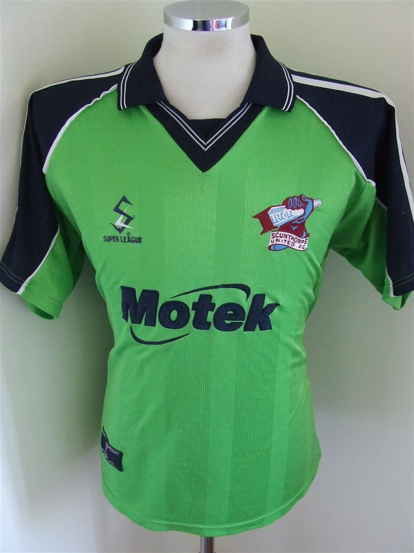 maillot équipe de scunthorpe united exterieur 2000-2001 pas cher