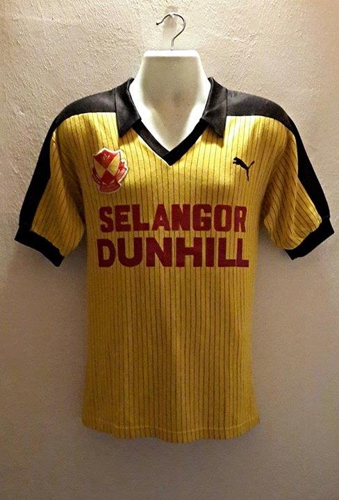 maillot équipe de selangor fa domicile 1986 rétro