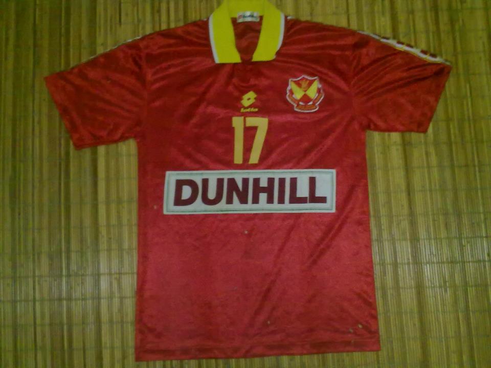 maillot équipe de selangor fa domicile 1994-1995 rétro